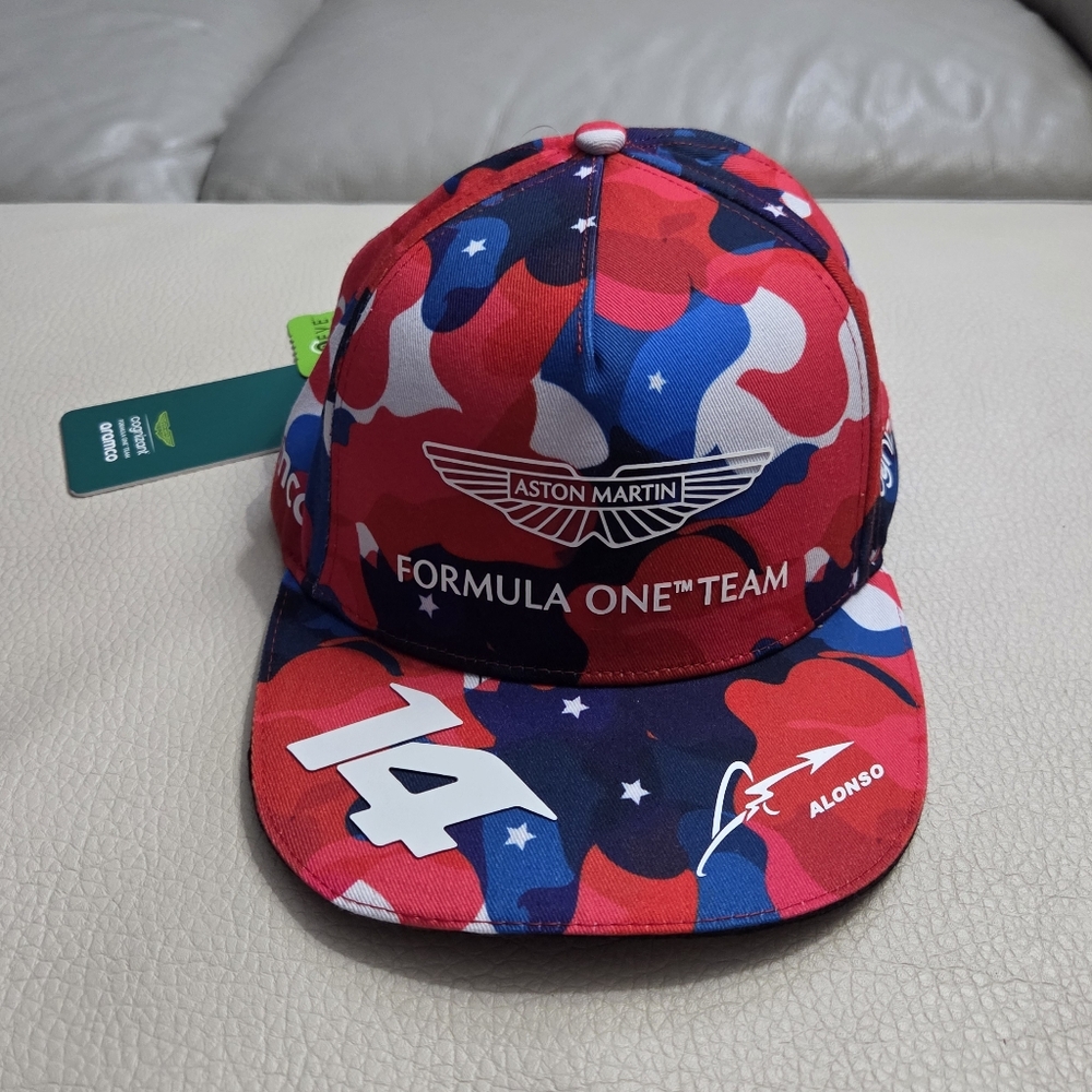 NWT - Aston Martin F1 Team Fernando Alonso Hugo Boss Limited Edition USA Cap